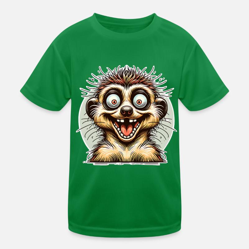 Erdmännchen Kinder Funktions-T-Shirt
