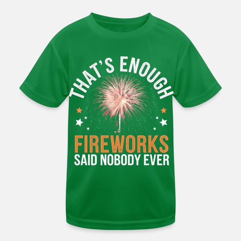 Pyrotechniker Feuerwerk Pyrotechnik Kinder Funktions-T-Shirt