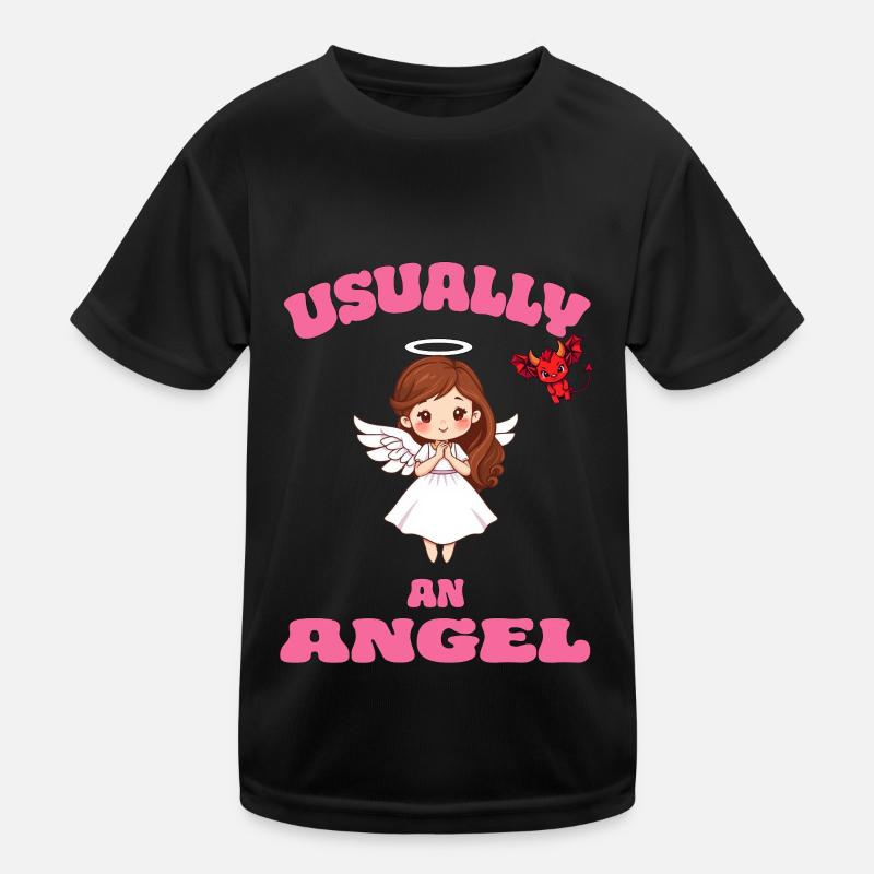Angel or Devil Kids Functional T-Shirt