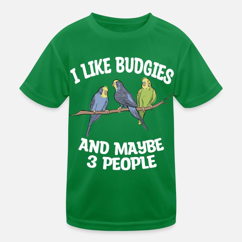 Budgerigar lover Kids Functional T-Shirt