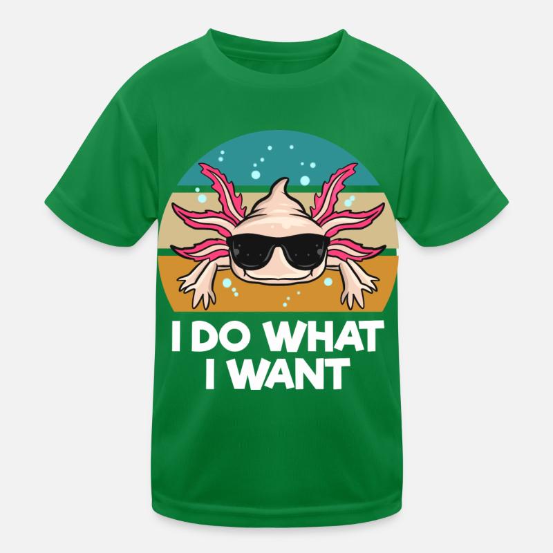 Axolotl Proverbs Kids Functional T-Shirt