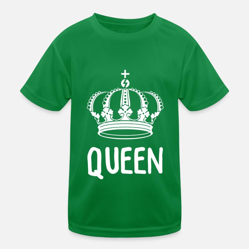 King Queen Partnerlook Kinder Funktions-T-Shirt
