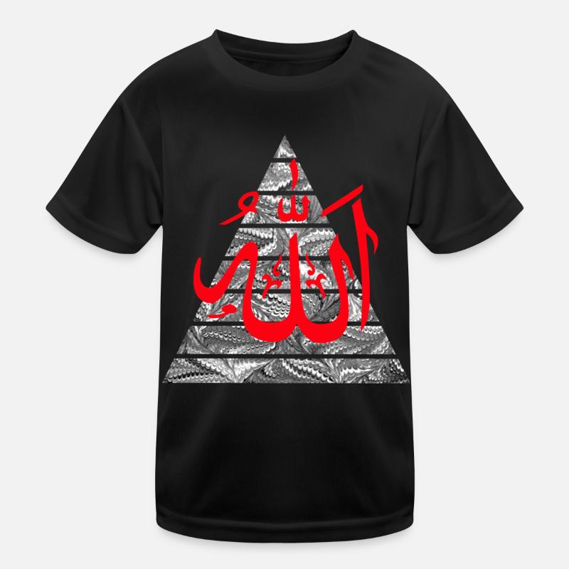 allah rot Kinder Funktions-T-Shirt