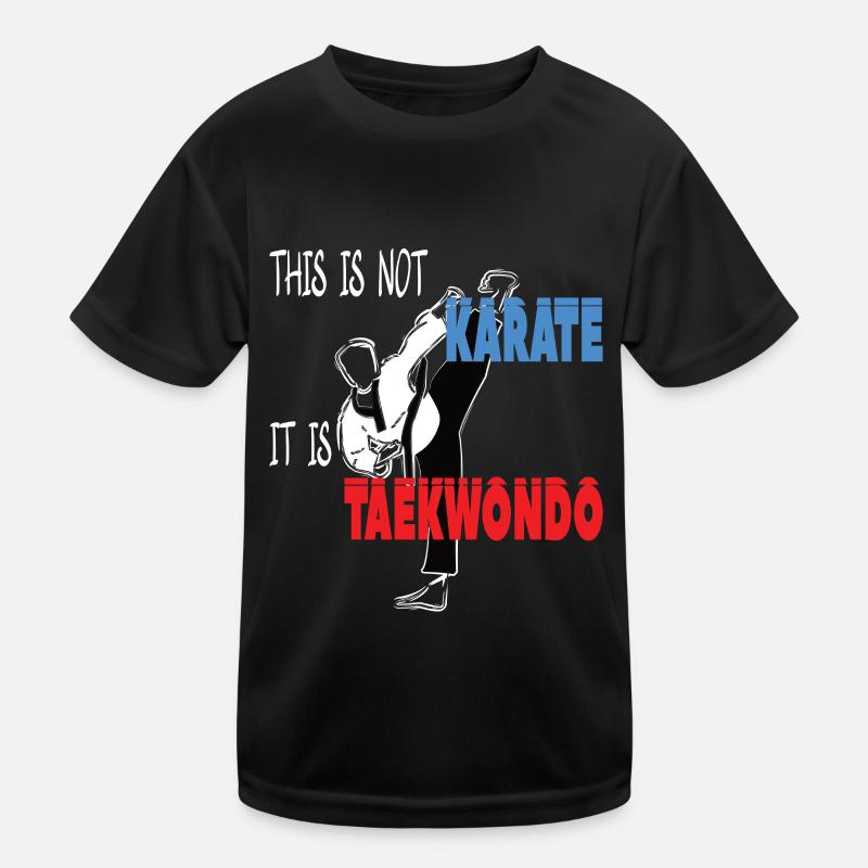 This is Taekwondo Cool Korean Martial Arts Kids Functional T-Shirt