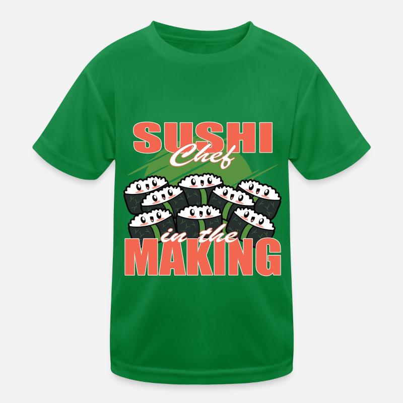 Sushi Chef in the making Rice whisperer Kids Functional T-Shirt