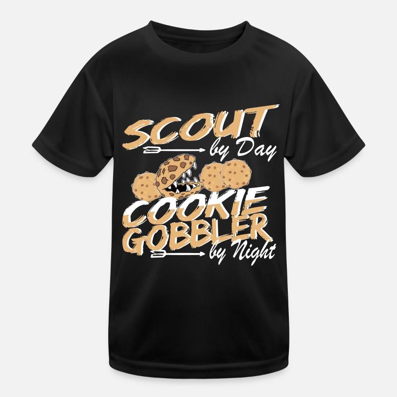 Scout by Day Cookie gobbler by Night Kids Functional T-Shirt