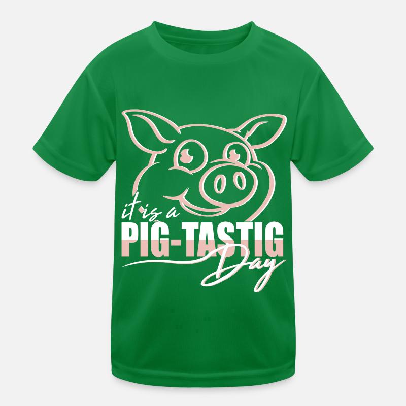 C’est un élevage de cochons de jour savoureux T-shirt sport Enfant