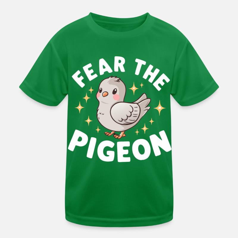 Taube Tauben Tier Vogel Kinder Funktions-T-Shirt