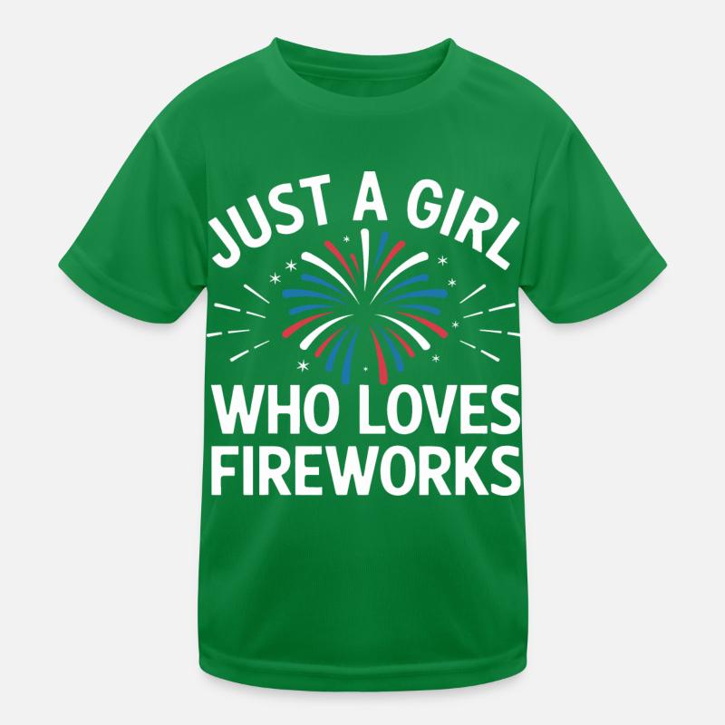 Pyrotechnics Fireworks Pyrotechnics Kids Functional T-Shirt