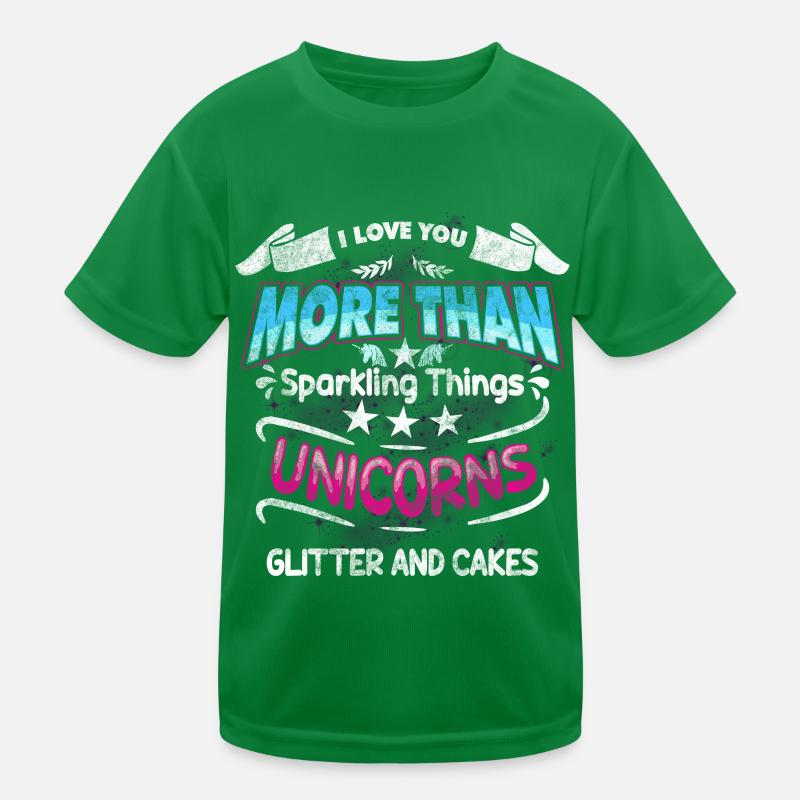 Einhorn Kinder Funktions-T-Shirt
