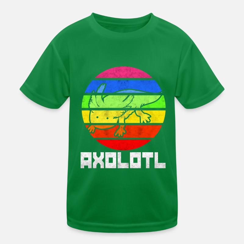 Axolotl Kinder Funktions-T-Shirt