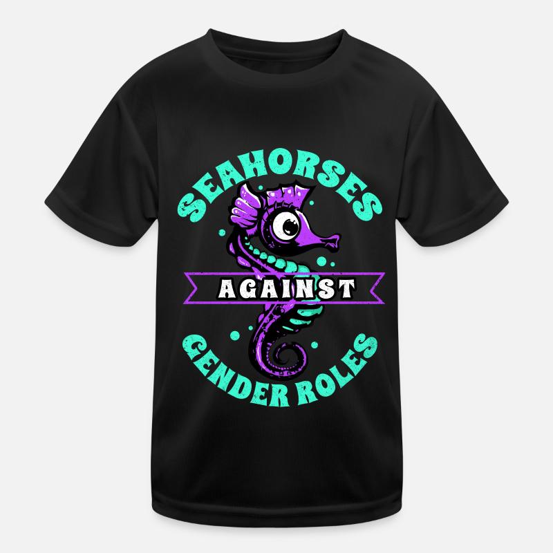 Seepferd Kinder Funktions-T-Shirt