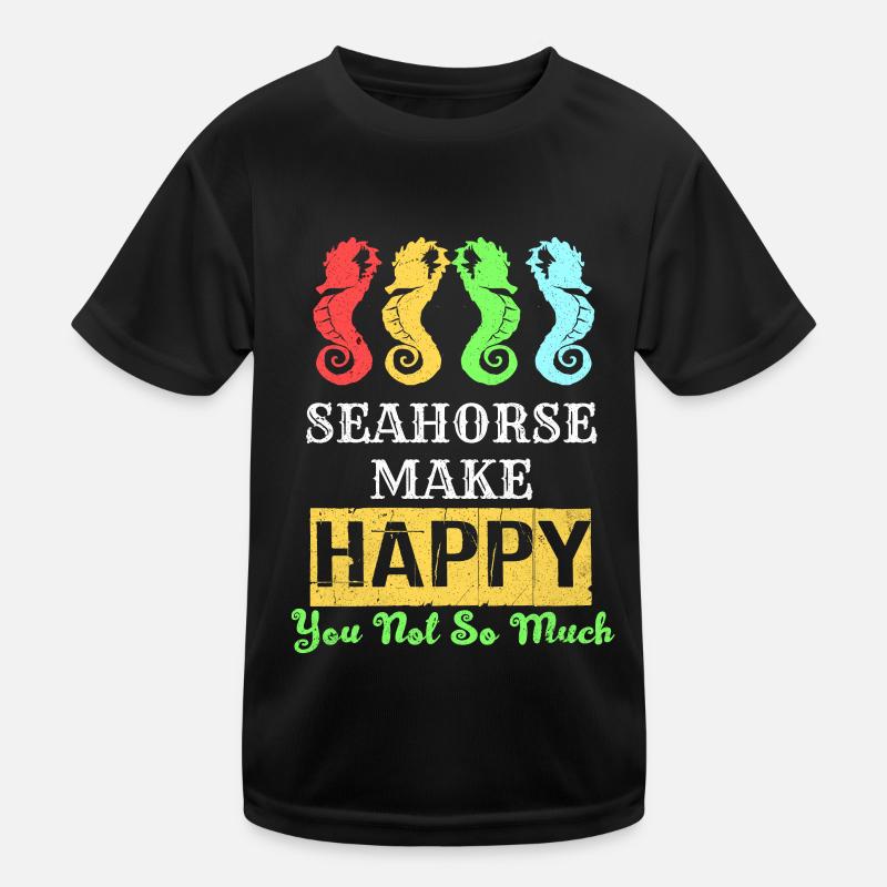 Seepferd Kinder Funktions-T-Shirt