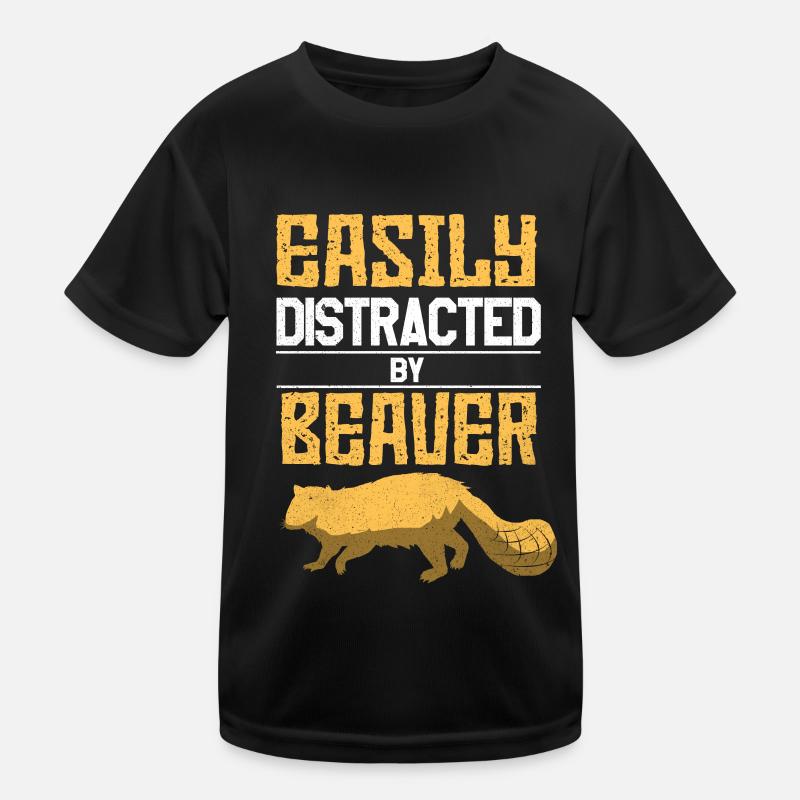 Biber Kinder Funktions-T-Shirt