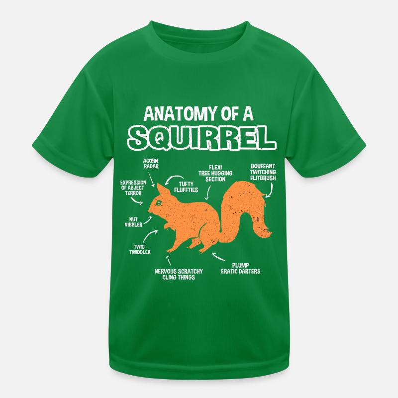 Squirrel Kids Functional T-Shirt