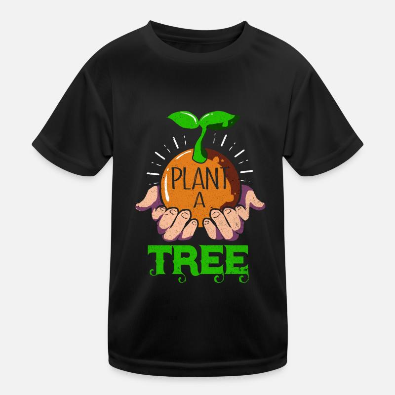 Tag der Erde Kinder Funktions-T-Shirt