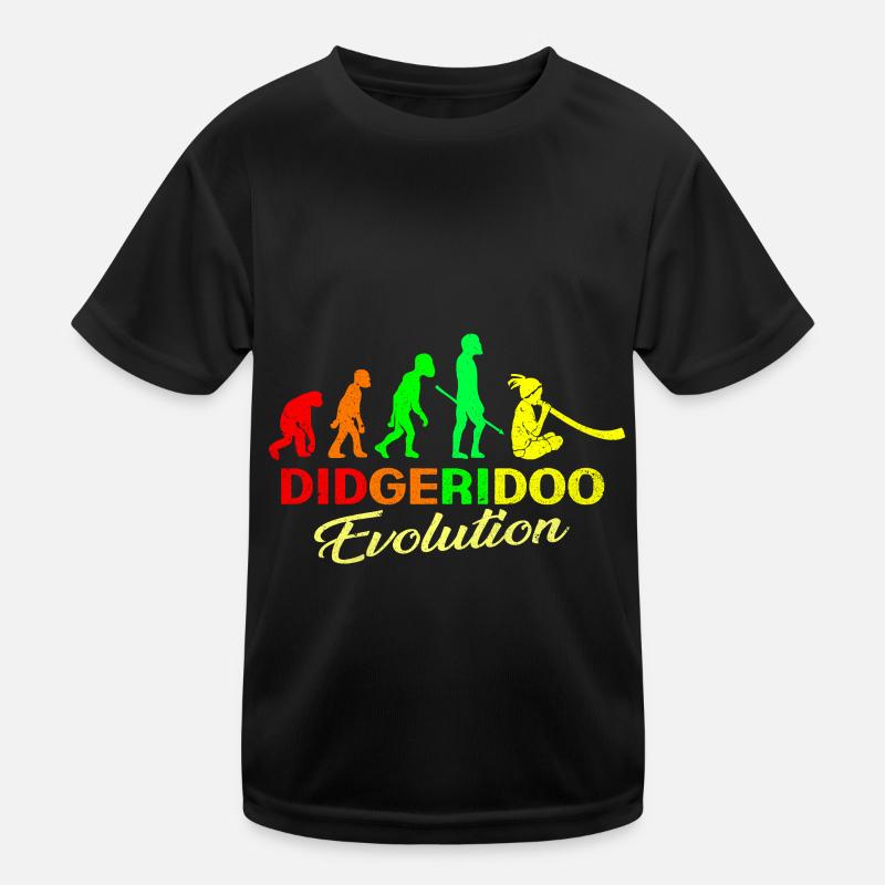 Didgeridoo Kinder Funktions-T-Shirt