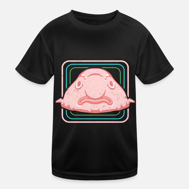 Blobfisch Kinder Funktions-T-Shirt