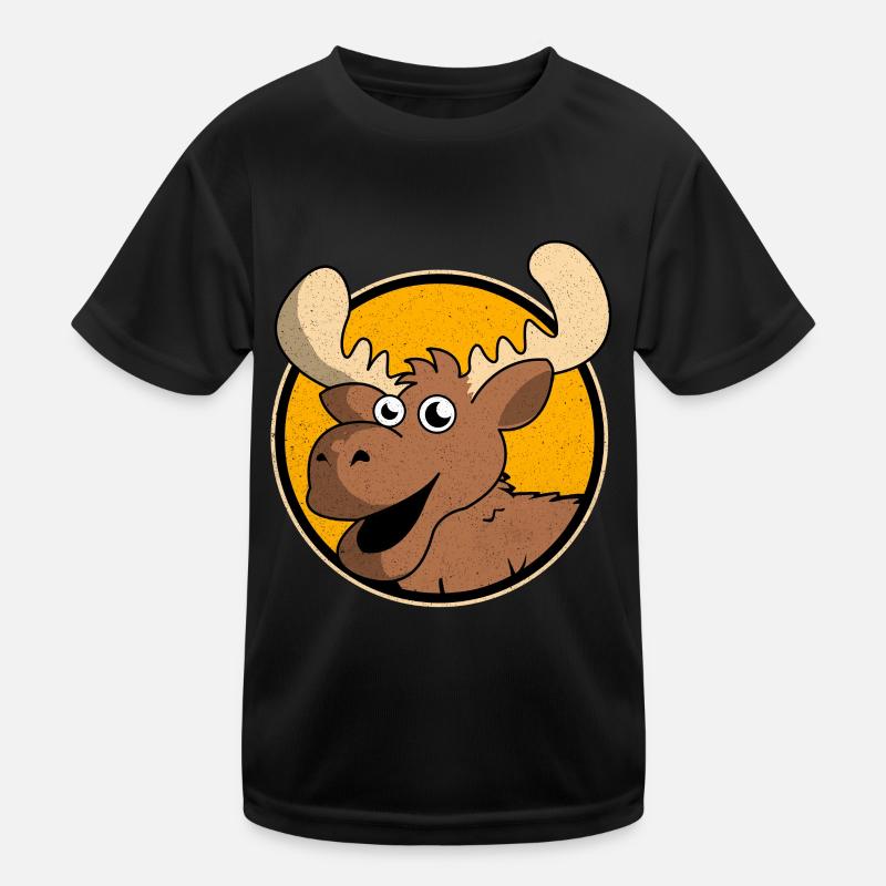 Elk Kids Functional T-Shirt