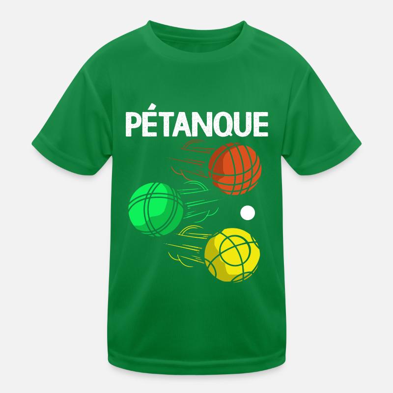 Pétanque Bocce Raffa Boule Sport Ball Petanque Kinder Funktions-T-Shirt