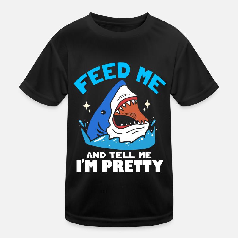 Requin Requin Requin nageoires de requin Océan T-shirt sport Enfant