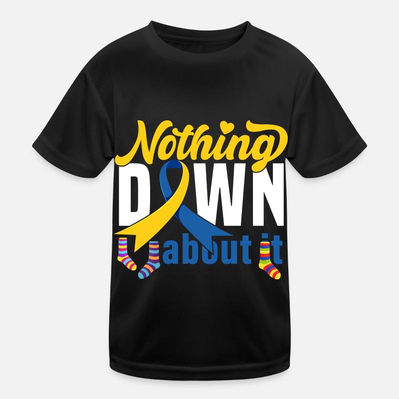 Down syndrome sock gift Kids Functional T-Shirt