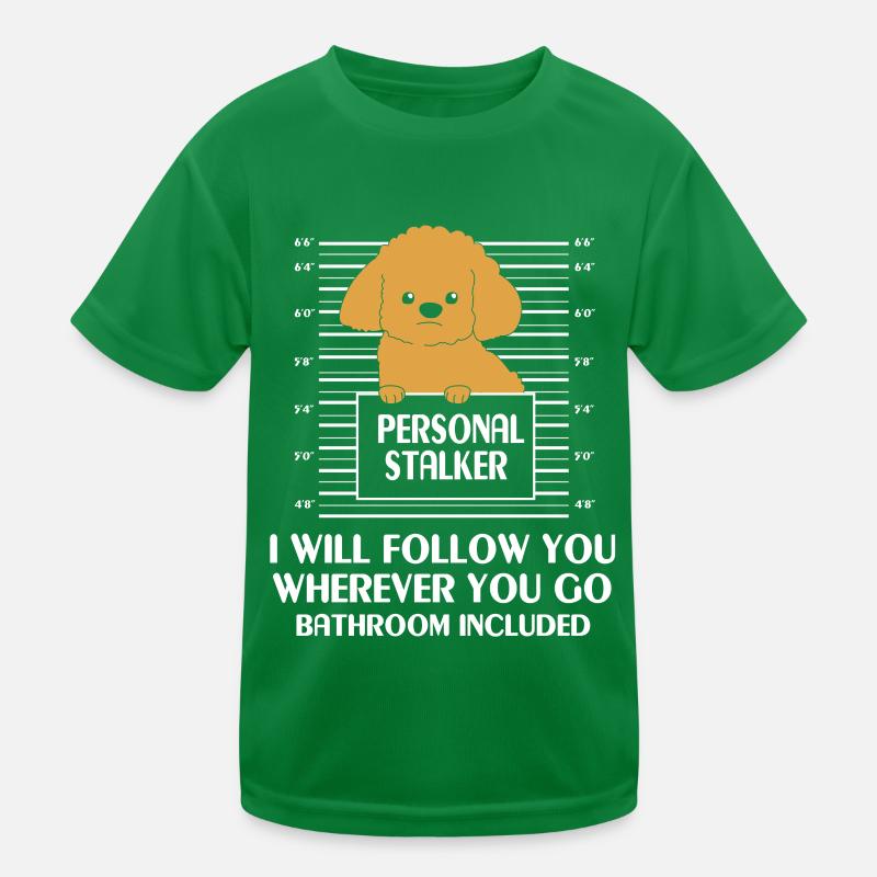 Pudel Kinder Funktions-T-Shirt