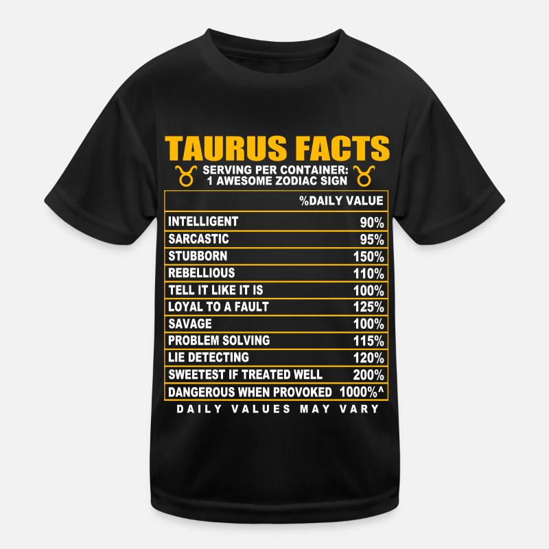 Stier Sternzeichen Kinder Funktions-T-Shirt