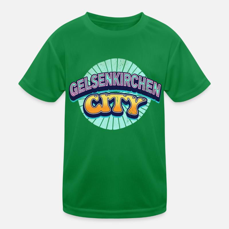 Gelsenkirchen Germany Font Pop Art Comic Kids Functional T-Shirt