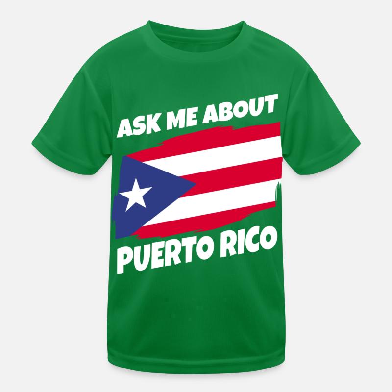 Puerto Ricans Kids Functional T-Shirt