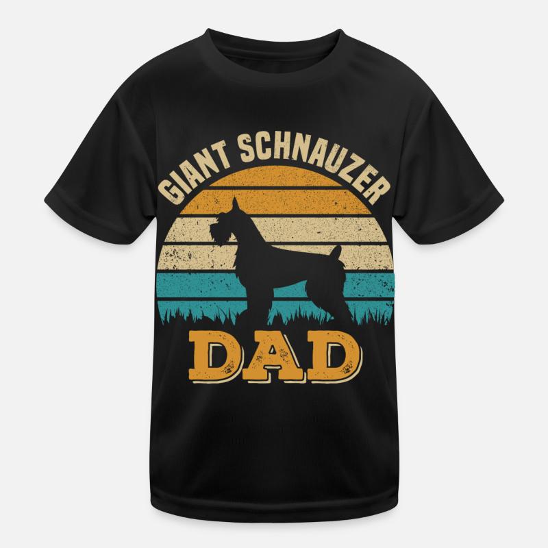 Schnauzer Kinder Funktions-T-Shirt