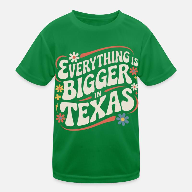 Texas State Texans Texas Kids Functional T-Shirt
