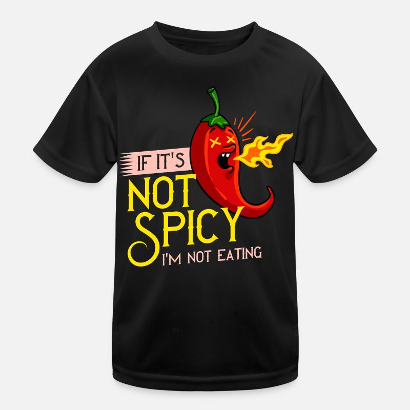 Sharp Chili Jalapeno Habanero Pepper Kids Functional T-Shirt