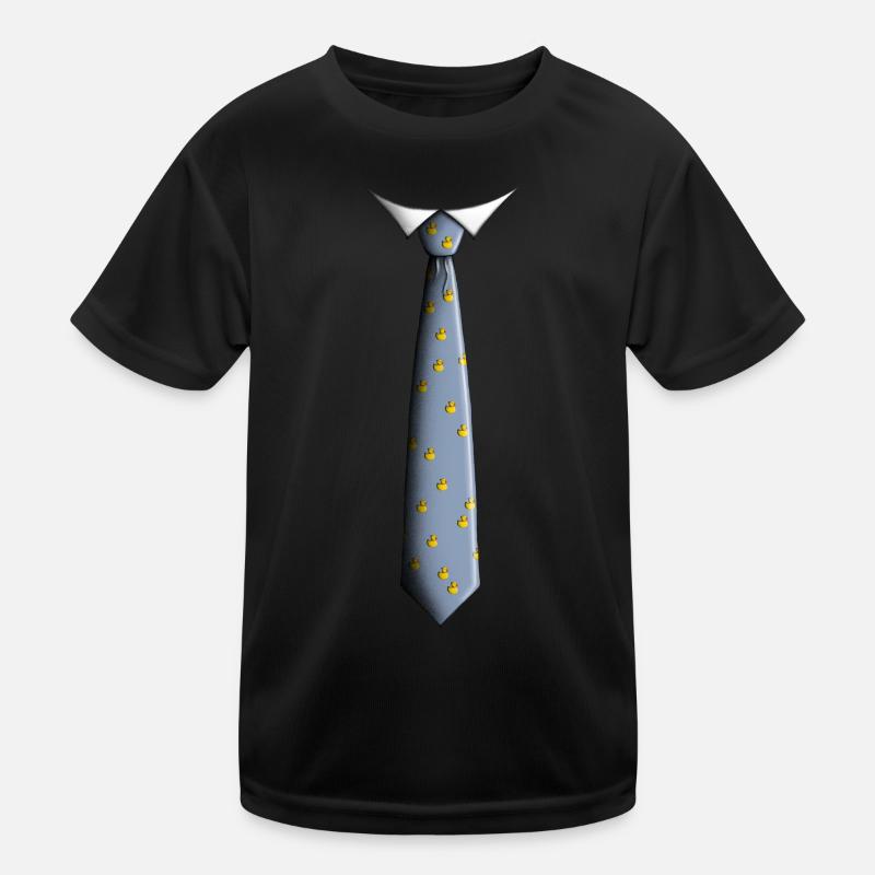Tie with ducks Kids Functional T-Shirt