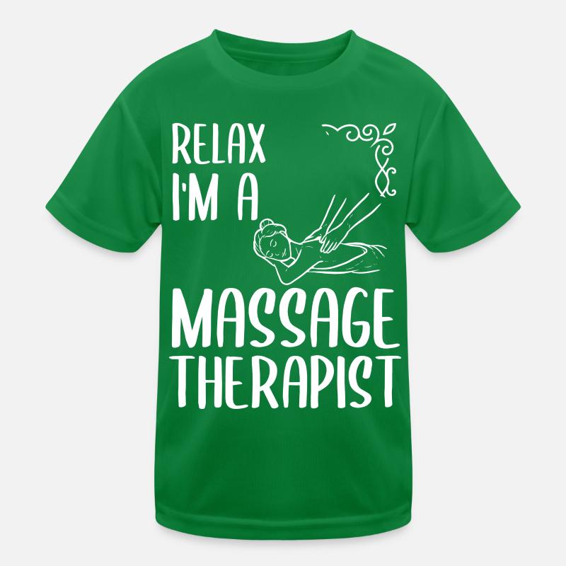 Massage Massagetherapeut Masseur Medizin Kinder Funktions-T-Shirt