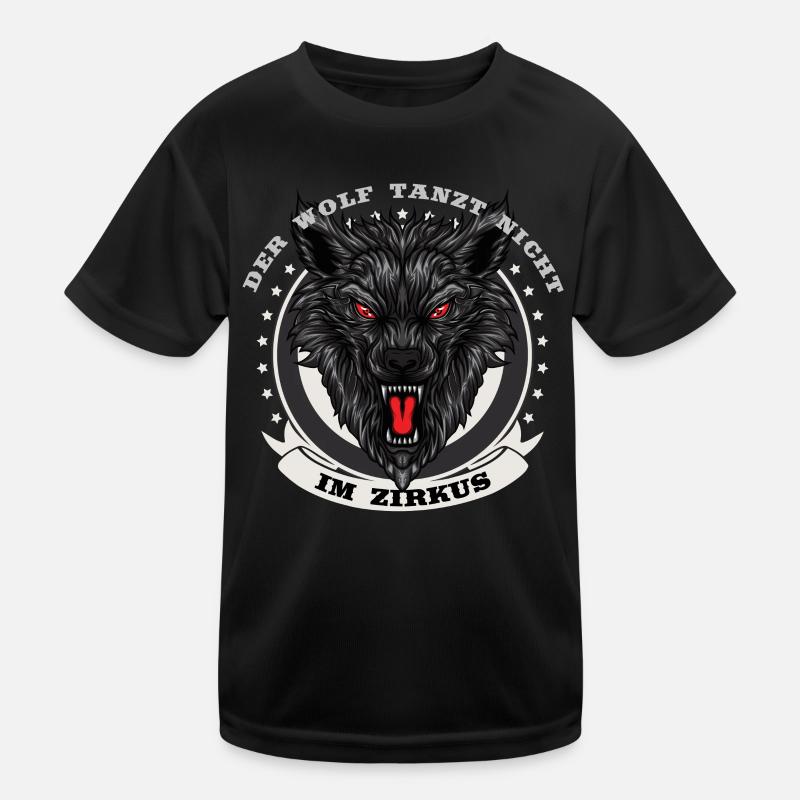 Le loup ne danse pas dans le cirque - Loups Ruute Nature T-shirt sport Enfant
