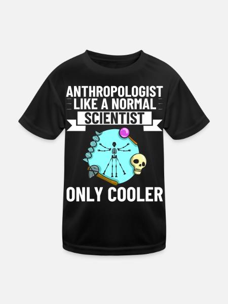 Forensic Anthropology Anthropologist - Kids Functional T-Shirt - black - Front