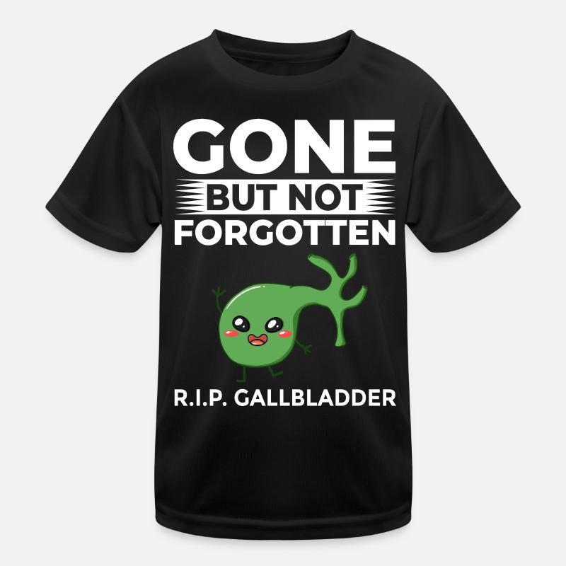 Gallenblase Gallenblasenentfernung Operation Kinder Funktions-T-Shirt
