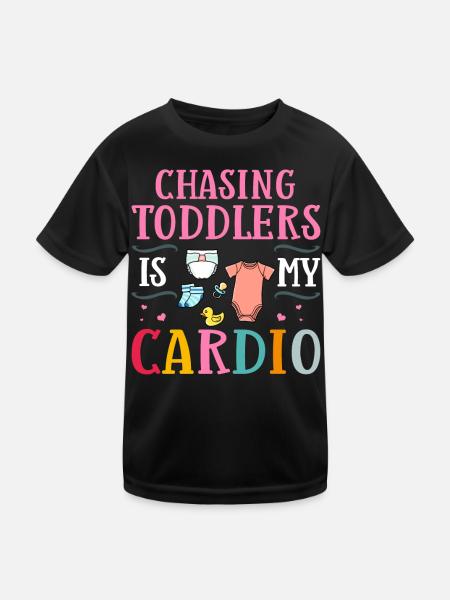 Baby-sitter Assistante maternelle Garde d’enfants Merci - T-shirt sport Enfant - noir - Devant
