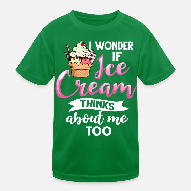 Machine à crème glacée Camion Recettes Crème glacée T-shirt sport Enfant