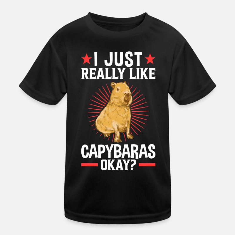 J’aime Capybara Amérique du Sud capybara capybara T-shirt sport Enfant