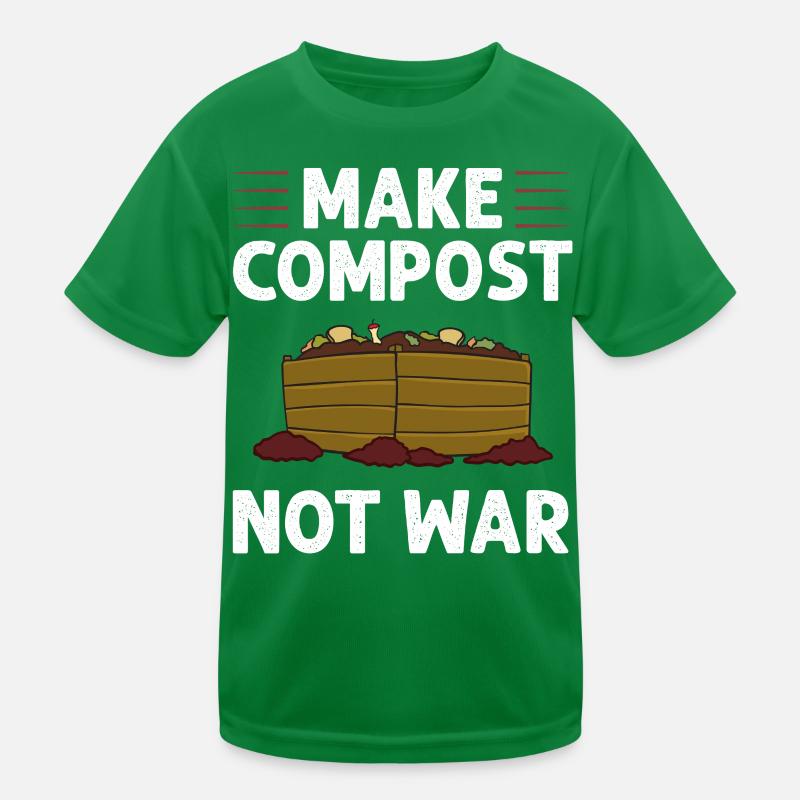 Compostage Compost Worm Waste T-shirt sport Enfant