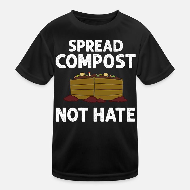 Compostage Compost Worm Waste T-shirt sport Enfant