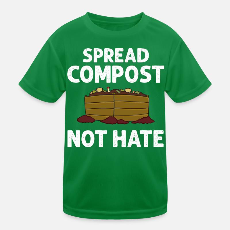 Compostage Compost Worm Waste T-shirt sport Enfant