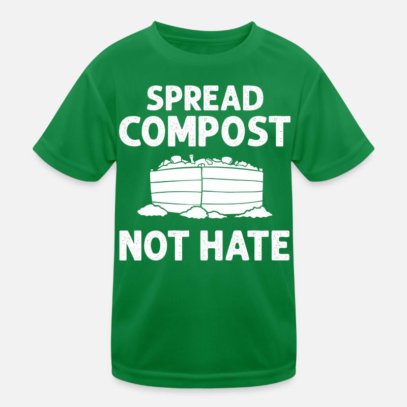 Compostage Compost Worm Waste T-shirt sport Enfant