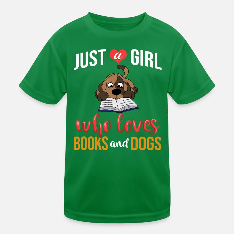Livre Chien Lecture Rat de bibliothèque Lecteur bibliothécaire T-shirt sport Enfant