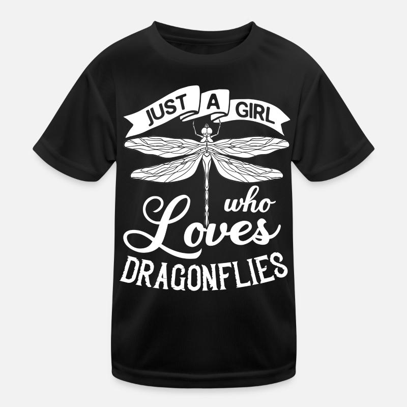 Libellules Flying Insect Citations Entomologiste T-shirt sport Enfant