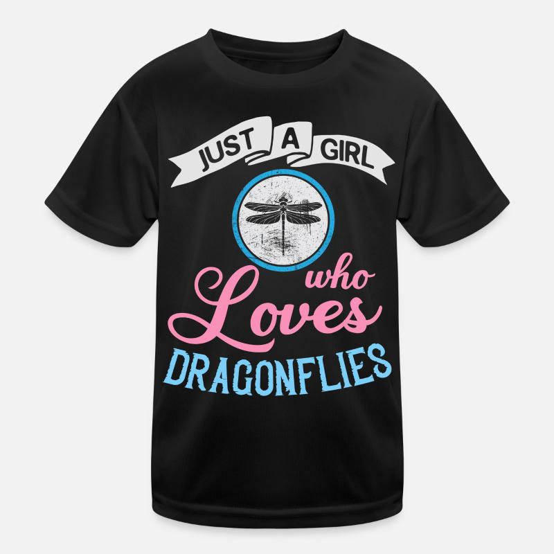 Libellules Flying Insect Citations Entomologiste T-shirt sport Enfant