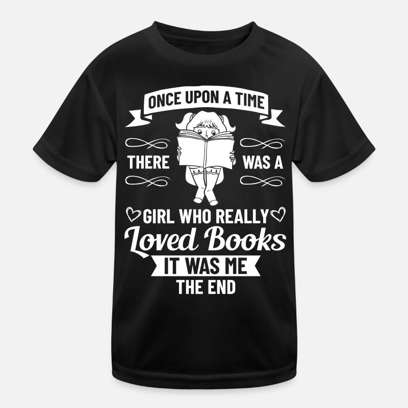 Buch Mädchen Lesen Frauen Bücherwurm Bibliothekar Kinder Funktions-T-Shirt