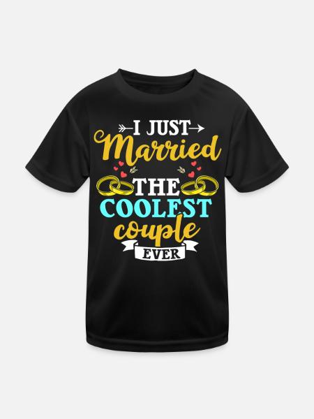 Trauungsleiter Eheoffizier Priester Pfarrer Ehe - Kinder Funktions-T-Shirt - Schwarz - Vorne
